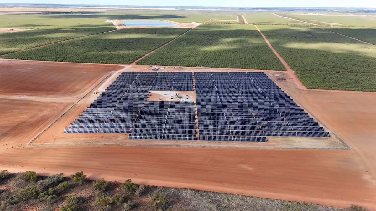 Off-grid solar and battery system “twice the size of the MCG” slashes almond farm energy bill