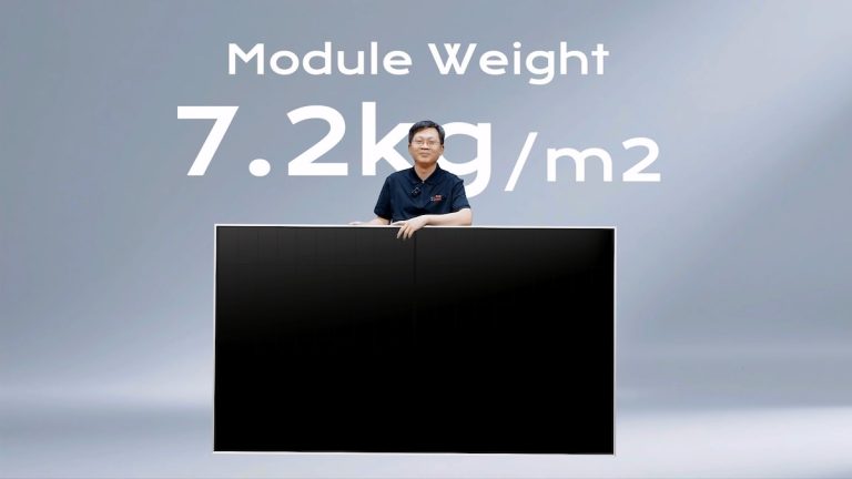China solar giant launches lightweight PV panel to meet huge demand from factory rooftops