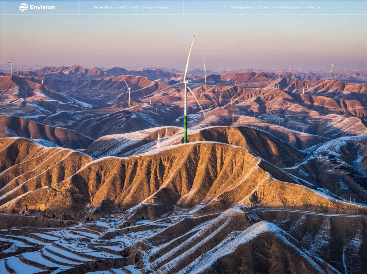 World’s biggest co-located wind and solar project begins operations in China