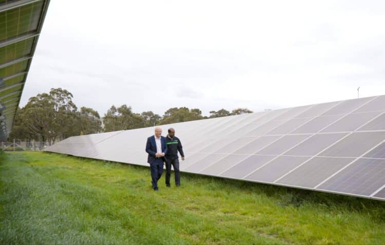 This 4300-panel site is Victoria’s largest urban solar farm